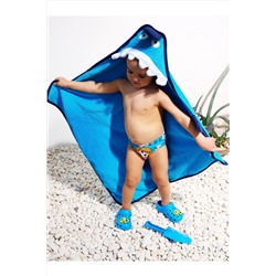 Полотенце детское текстильное с капюшоном для мальчиков PLAYTODAY, 851322