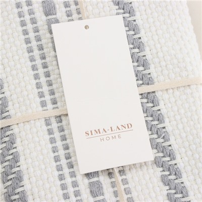 Наволочка декоративная с кисточками SL Home Line, 45×45 см, хлопок 100%, серая