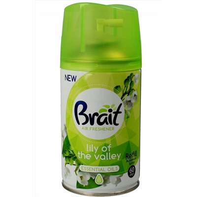 Освежитель воздуха BRAIT Freshmatic Lily of the Valley Сменный баллон 250мл (совместим с AirWick)