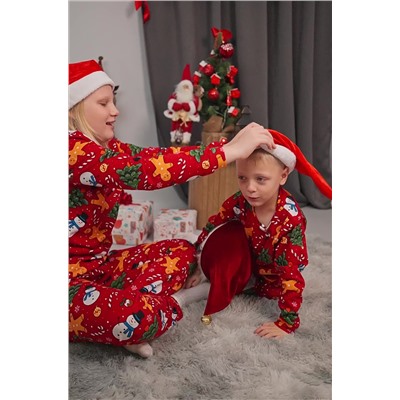 Детская новогодняя пижама Happyfox