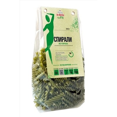 Спирали forFIT из зеленого гороха 300г ЭКОПРОДУКТЫ, 1190208