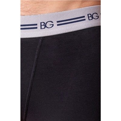 Трусы, набор - 3 штуки муж BeGood UMJ1202J Underwear черный/темно-синий принт/темно-синий