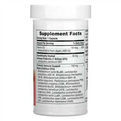 Nature's Plus, Immune Probiotic, 10 Billion CFU, 30 Capsules