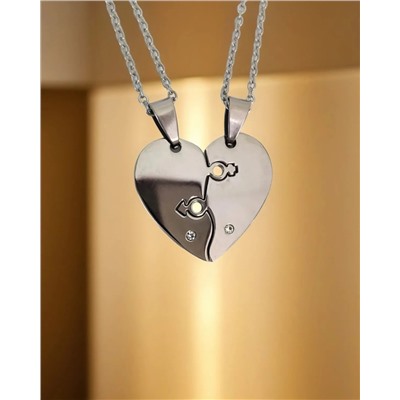 Подвеска парная «Сердце»