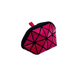 “‣”  COSMETIC BAG - РОМБОВИДНАЯ КОСМЕТИЧКА ПЕНАЛ КРАСНАЯ COSMETIC BAG RED, 1 ШТ.
