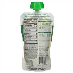 Plum Organics, Mighty 4, 4 Food Group Blend, смесь для малышей, банан, киви, шпинат, греческий йогурт, ячмень, 113 г (4 унции)