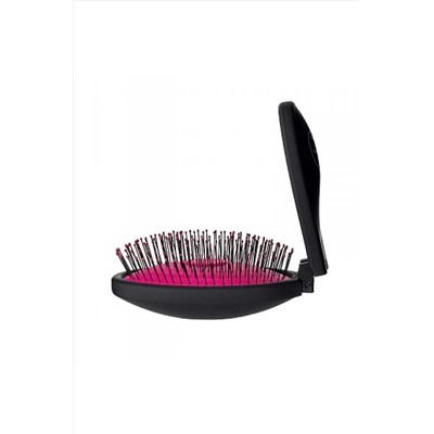 Wet Brush Расчёска массажная складная BWP824PINK Pop Fold Pink, черно-розовый KRISTALLER, 1214492
