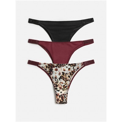 Трусы стринги-бразилиано жен.в наборе из 3шт. Kristallika