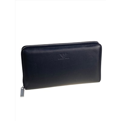 Клатч мужской из натуральной кожи, цвет черный