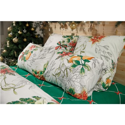 КПБ Новогодний букет поплин сем.