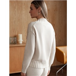 Джемпер из пряжи с кашемиром