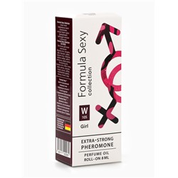 Парфюмерное масло женское с феромонами Formula Sexy Collection Girl W105, 8 мл (по мотивам Good Girl (C.Herrera)