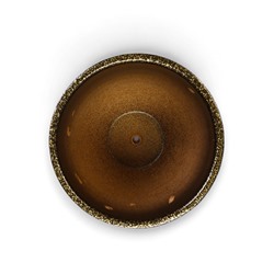 УЦЕНКА Горшок для цветов «Тёмное золото», керамический, 2.4 л, коричневый