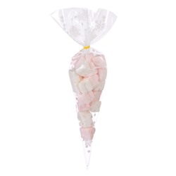 Пакет подарочный конус 150 штук 33х16 см Снежинки / NG1054 /уп 100/