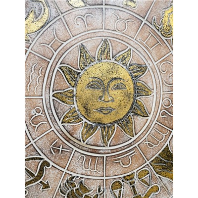 Панно резное «Гороскоп», 40×40×0.6 см