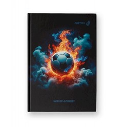 Бизнес-блокнот А6 64л клетка " Огненный матч" ББ245 01664 SVETOCH