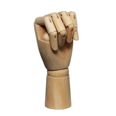Модель деревянная «Рука», 25 см, женская, левая