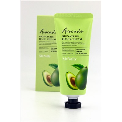 MCNALLY - КРЕМ ДЛЯ РУК С ЭКСТРАКТОМ АВОКАДО AVOCADO SIGNATURE HAND CREAM, 100 МЛ