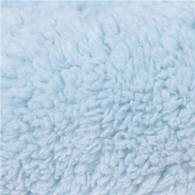 Лежанка для животных «Уют», мягкий мех, 45×35×11 см, голубая