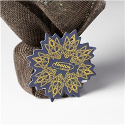 Светодиодная фигура «Ёлка с ягодами», 10×33×7 см, пластик, батарейки CR2032×2 (в комплекте), свечение тёплое белое