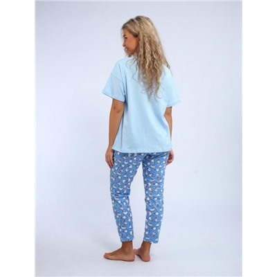 Пижама "Веселина" (Голубой)
