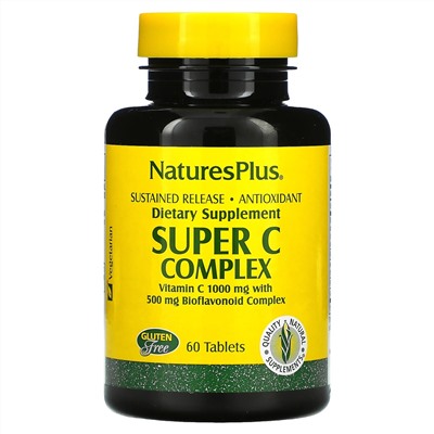 Nature's Plus, Super C Complex, 60 Tablets