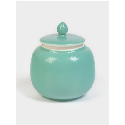 Набор для чайной церемонии «Огаки», 9 предметов, на 4 персоны, чашка 40 мл, чайник 200 мл, керамика, бирюзовый