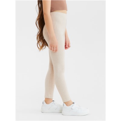 Легинсы (лосины) детские KAFTAN, рост 140 см, бежевые