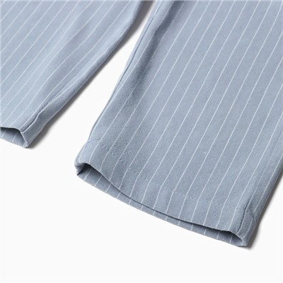 Брюки для девочки KAFTAN «Полоска», размер 30 (98-104 см), голубые