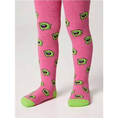 Теплые Conte-kids Колготки SOF-TIKI (махровые внутри) с рисунками