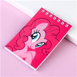 Блокнот А7, 32 листа, на гребне, My Little Pony