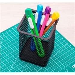 Нож канцелярский Deli, 9 мм, сталь, корп. ассорти (2)