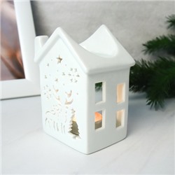 Аромалампа Домик 12 см новогодняя / 934 /уп 96/