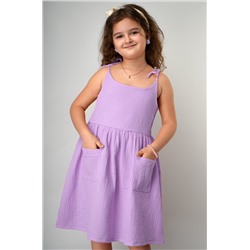 Платье для девочки из муслина Happyfox