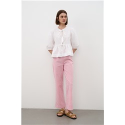 Брюки  TR2535_Pink/Розовый, белый