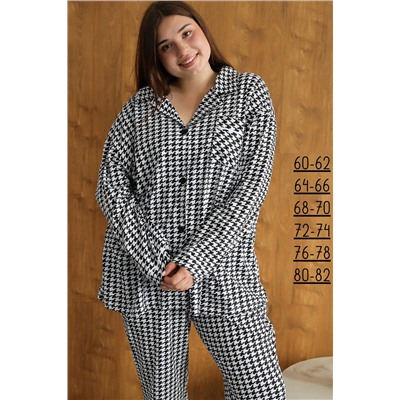 Пижама с брюками с рубашкой и штанами НАТАЛИ, 1209266
