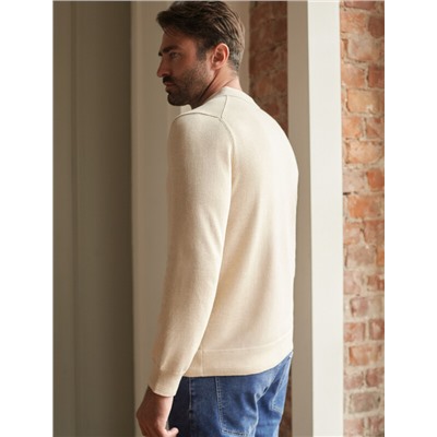 Джемпер-поло из хлопка с нейлоном