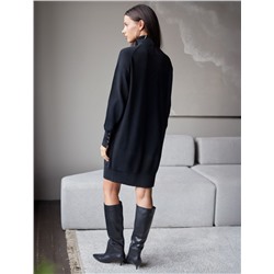 Платье тонкой вязки из хлопка с нейлоном