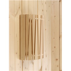 Абажур для бани и сауны «Треугольники», липа, 31×26.5×13 см, настенный, угловой, «Добропаровъ»