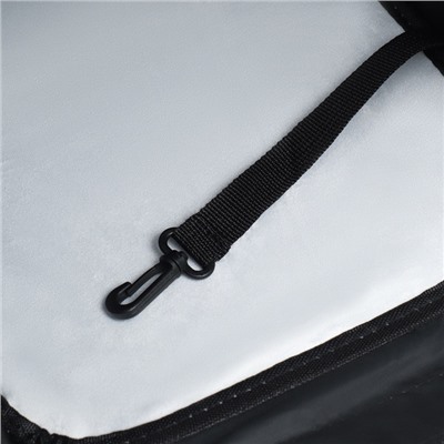 Рюкзак-переноска для животных, 39×40×25 см, серый