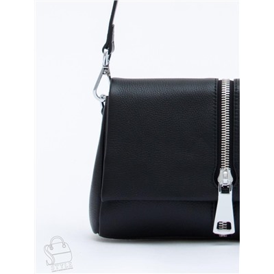 Сумка женская кожаная 1143TH black Polina&Eiterou
