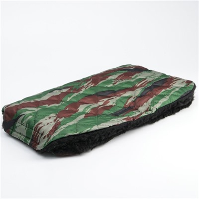 Муфта на ручку коляски, стеганная, камуфляж