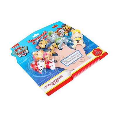 Игрушка для ванны "Щенячий Патруль. Пальчиковый театр"  5 шт. на блистер