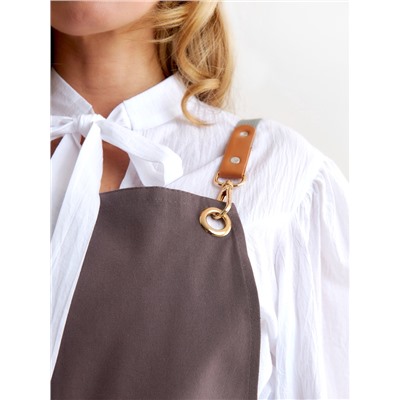 Фартук Этель «Стиль», серый, 70×78 см, 100% хлопок