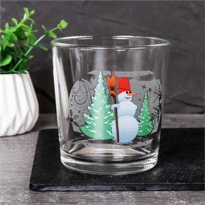 Кружка 250 мл "Зимние узоры" / Д55029/133 /уп 12/ Новогодняя