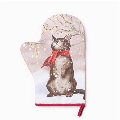 Варежка-Прихватка «Этель. Волшебного счастья», 20×28 см, 100% хлопок, ватин 250 г/м²