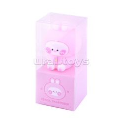 Точилка Кролик, два дизайна ассорти, высота 4 см, в индивидуальной пластиковой упаковке, в дисплее