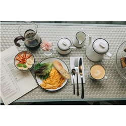 Столовые приборы Magistro «Джентри», 4 предмета, нержавеющая сталь, серебристые