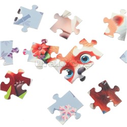 Пазлы 60 "Магия льда & Яркие панды"