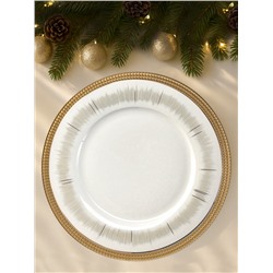 Тарелка подстановочная WY, d=33 см, стекло, золотистая